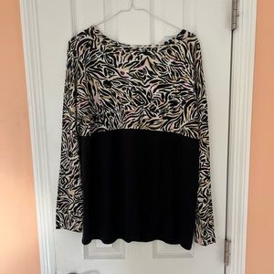 Lilly Pulitzer long sleeved jungle print shirt (never worn size M)